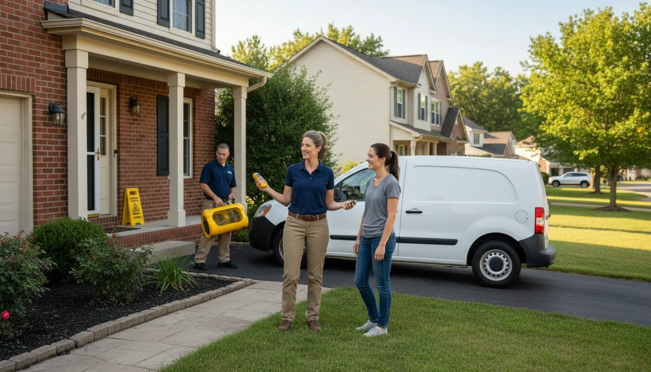 Residential water damage restoration in North Rim, AZ